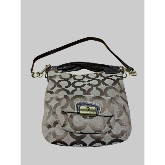 Coach Signature C Tan Satchel Shoulder Bag Crossbody Strap L0968-14911 Chelsea - Picture 4 of 10